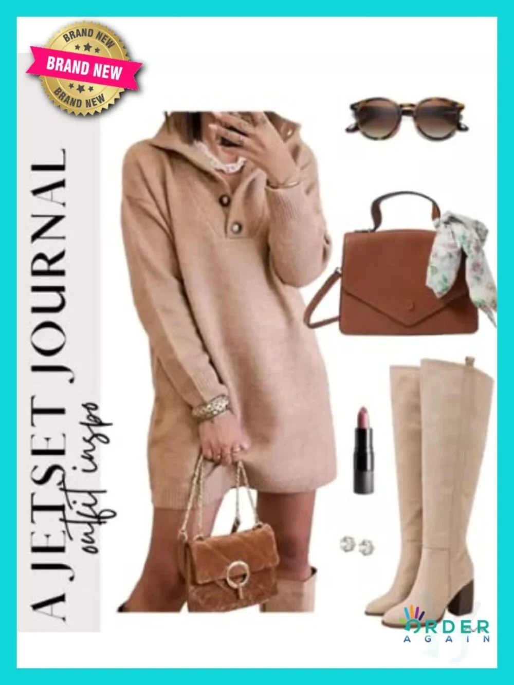Faux Suede Knee High Side Zipper Chunky Heel Stretch Winter Boots
